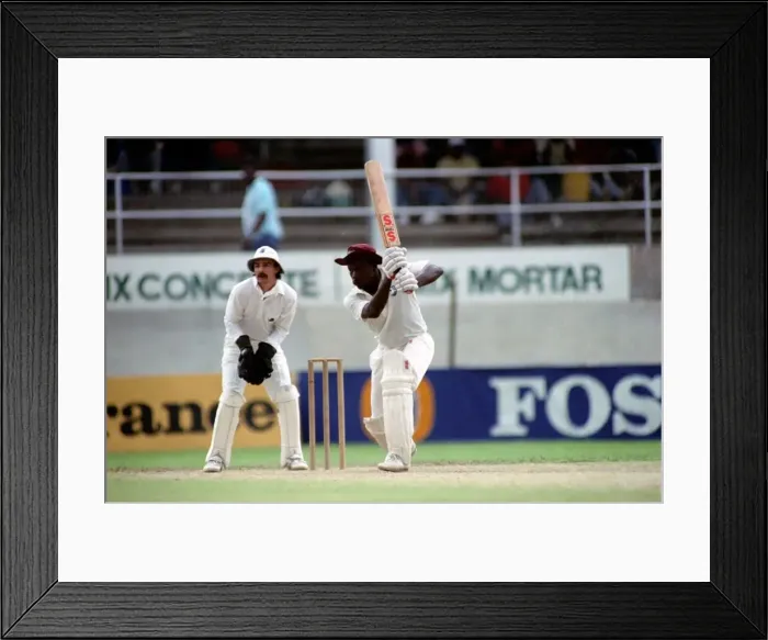 Framed Print : February 1990 90-1082-054 International Test Match Cricket. West Indies vs England Framed Print : February 1990 90-1082-054 International Test Match Cricket. West Indies vs England