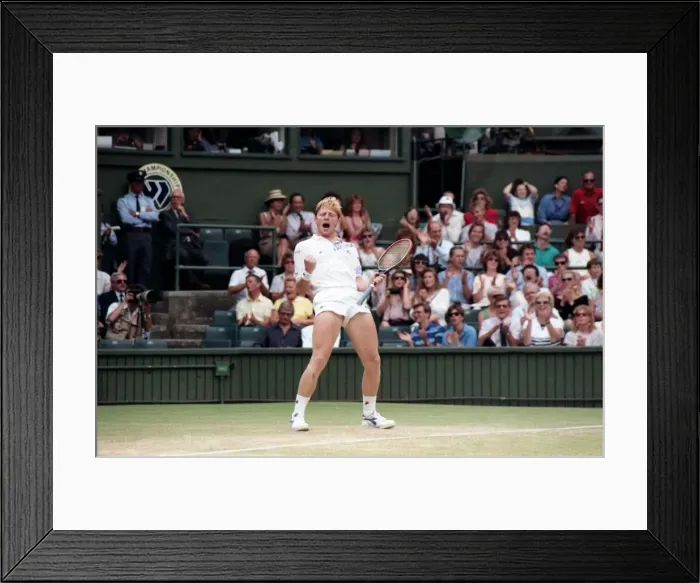Framed Print : All England Lawn Tennis Championships at Wimbledon Mens Singles Semi Final Framed Print : All England Lawn Tennis Championships at Wimbledon Mens Singles Semi Final