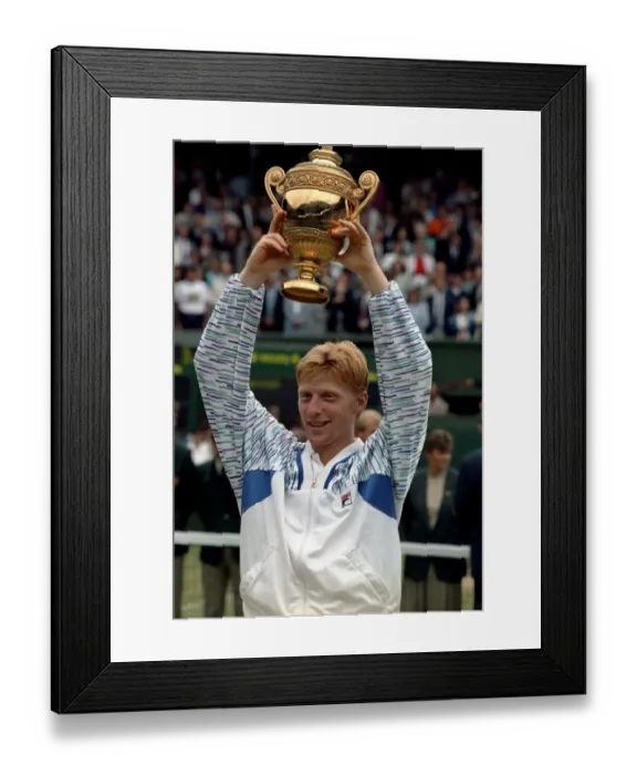 Framed Print : All England Lawn Tennis Championships at Wimbledon Mens Singles Final Boris Framed Print : All England Lawn Tennis Championships at Wimbledon Mens Singles Final Boris
