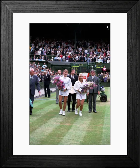 Framed Print : All England Lawn Tennis Championships at Wimbledon Ladies Singles Final Framed Print : All England Lawn Tennis Championships at Wimbledon Ladies Singles Final