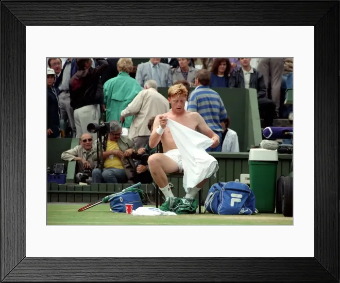 Framed Print : All England Lawn Tennis Championships at Wimbledon Mens Singles Final Boris