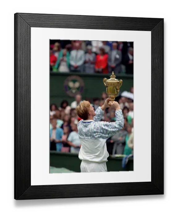 Framed Print : All England Lawn Tennis Championships at Wimbledon Mens Singles Final Boris