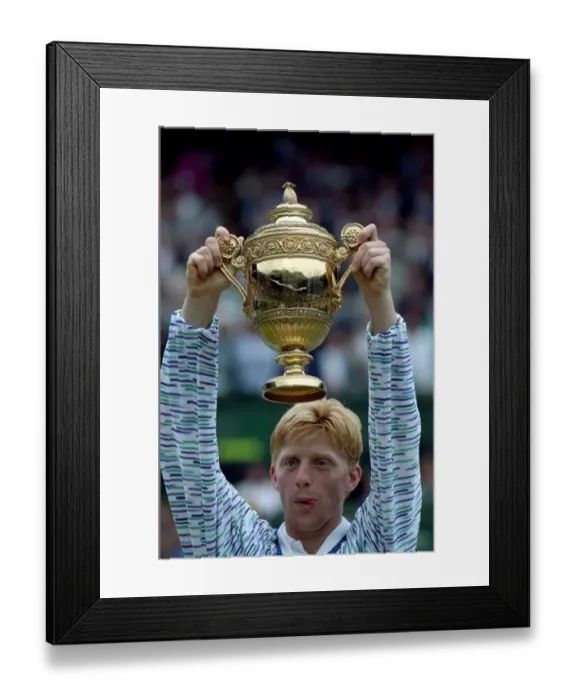Framed Print : All England Lawn Tennis Championships at Wimbledon Mens Singles Final Boris