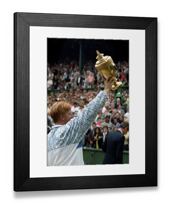 Framed Print : All England Lawn Tennis Championships at Wimbledon Mens Singles Final Boris Framed Print : All England Lawn Tennis Championships at Wimbledon Mens Singles Final Boris