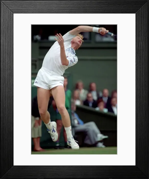 Framed Print : All England Lawn Tennis Championships at Wimbledon Mens Singles Final Boris