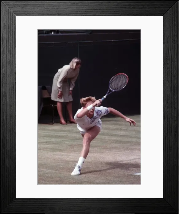 Framed Print : All England Lawn Tennis Championships at Wimbledon Mens Singles Semi Final Framed Print : All England Lawn Tennis Championships at Wimbledon Mens Singles Semi Final