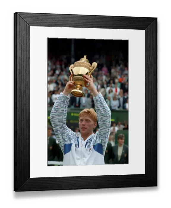 Framed Print : All England Lawn Tennis Championships at Wimbledon Mens Singles Final Boris Framed Print : All England Lawn Tennis Championships at Wimbledon Mens Singles Final Boris