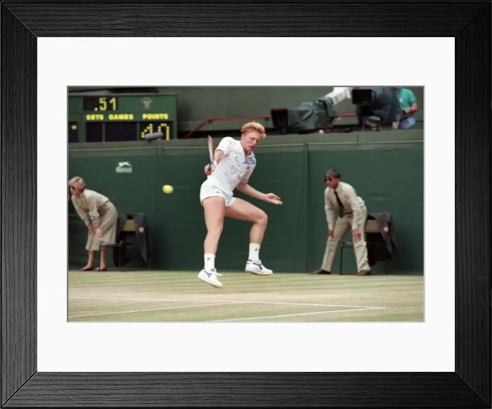 Framed Print : All England Lawn Tennis Championships at Wimbledon Mens Singles Semi Final Framed Print : All England Lawn Tennis Championships at Wimbledon Mens Singles Semi Final