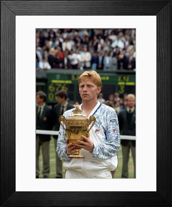 Framed Print : All England Lawn Tennis Championships at Wimbledon Mens Singles Final Boris Framed Print : All England Lawn Tennis Championships at Wimbledon Mens Singles Final Boris