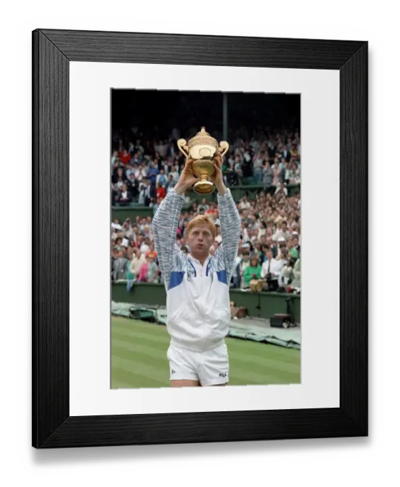 Framed Print : All England Lawn Tennis Championships at Wimbledon Mens Singles Final Boris