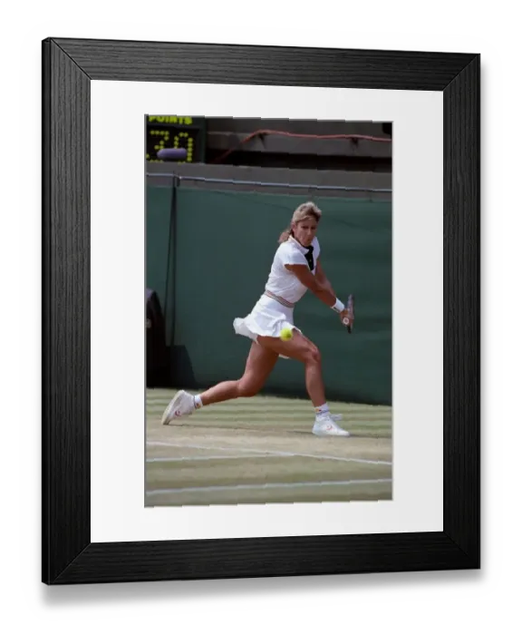 Framed Print : All England Lawn Tennis Championships at Wimbledon Ladies Singles Semi Final Framed Print : All England Lawn Tennis Championships at Wimbledon Ladies Singles Semi Final