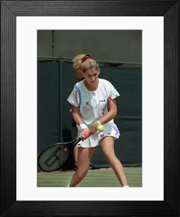 Framed Print : All England Lawn Tennis Chamionships at Wimbledon Ladies Singles Monica Seles Framed Print : All England Lawn Tennis Chamionships at Wimbledon Ladies Singles Monica Seles