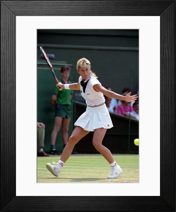 Framed Print : All England Lawn Tennis Championships at Wimbledon Ladies Singles Semi Final Framed Print : All England Lawn Tennis Championships at Wimbledon Ladies Singles Semi Final