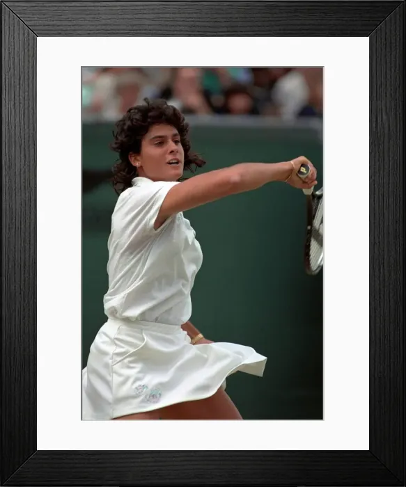 Framed Print : All England Lawn Tennis Chamionships at Wimbledon Ladies Singles Gabriella
