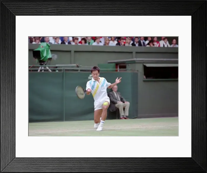 Framed Print : All England Lawn Tennis Championships at Wimbledon Mens Singles Fourth Round Framed Print : All England Lawn Tennis Championships at Wimbledon Mens Singles Fourth Round
