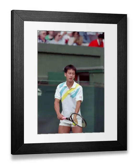 Framed Print : All England Lawn Tennis Championships at Wimbledon Mens Singles Fourth Round