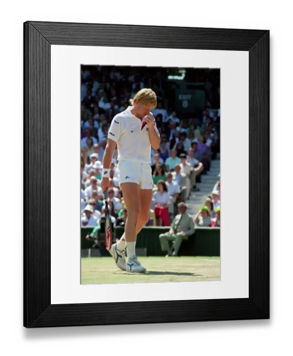 Framed Print : All England Lawn Tennis Championships at Wimbledon Mens Singles Final Boris