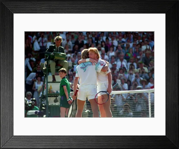 Framed Print : All England Lawn Tennis Championships at Wimbledon Mens Singles Final Boris