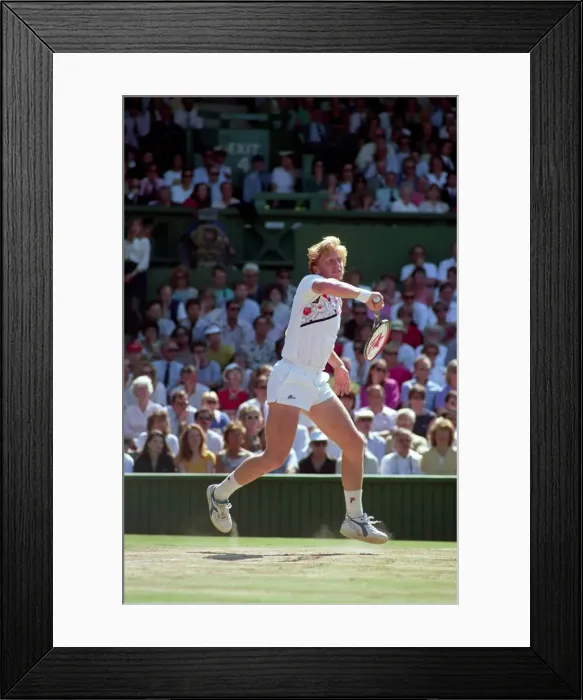 Framed Print : All England Lawn Tennis Championships at Wimbledon Mens Singles Final Boris Framed Print : All England Lawn Tennis Championships at Wimbledon Mens Singles Final Boris