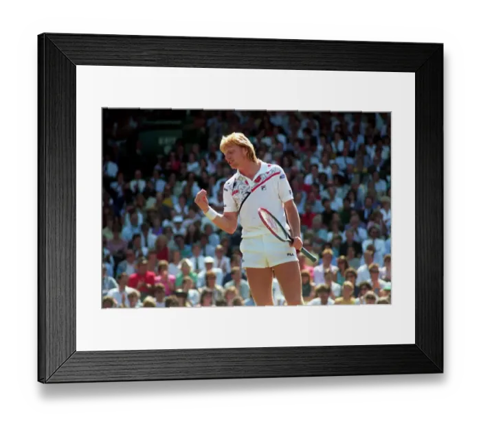 Framed Print : All England Lawn Tennis Championships at Wimbledon Mens Singles Final Boris