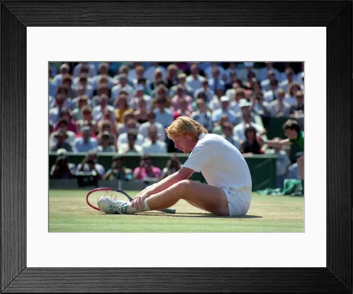 Framed Print : All England Lawn Tennis Championships at Wimbledon Mens Singles Final Boris Framed Print : All England Lawn Tennis Championships at Wimbledon Mens Singles Final Boris