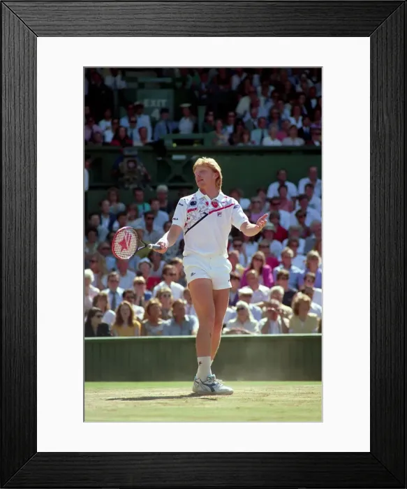 Framed Print : All England Lawn Tennis Championships at Wimbledon Mens Singles Final Boris Framed Print : All England Lawn Tennis Championships at Wimbledon Mens Singles Final Boris