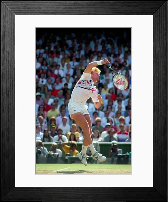 Framed Print : All England Lawn Tennis Championships at Wimbledon Mens Singles Final Boris Framed Print : All England Lawn Tennis Championships at Wimbledon Mens Singles Final Boris