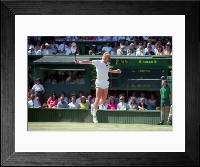Framed Print : All England Lawn Tennis Championships at Wimbledon Mens Singles Final Boris
