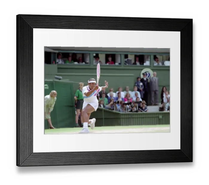 Framed Print : All England Lawn Tennis Championships at Wimbledon Ladies Singles Final Zina