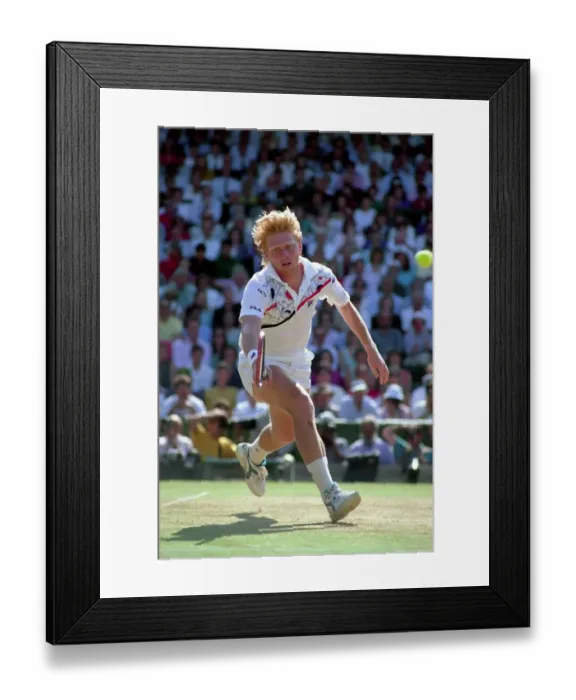 Framed Print : All England Lawn Tennis Championships at Wimbledon Mens Singles Final Boris