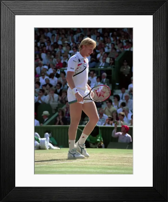 Framed Print : All England Lawn Tennis Championships at Wimbledon Mens Singles Final Boris Framed Print : All England Lawn Tennis Championships at Wimbledon Mens Singles Final Boris