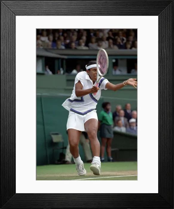 Framed Print : All England Lawn Tennis Championships at Wimbledon Ladies Singles Semi Final Framed Print : All England Lawn Tennis Championships at Wimbledon Ladies Singles Semi Final
