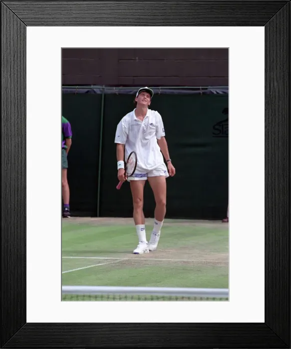 Framed Print : All England Lawn Tennis Championships at Wimbledon Mens Singles Third Round Framed Print : All England Lawn Tennis Championships at Wimbledon Mens Singles Third Round