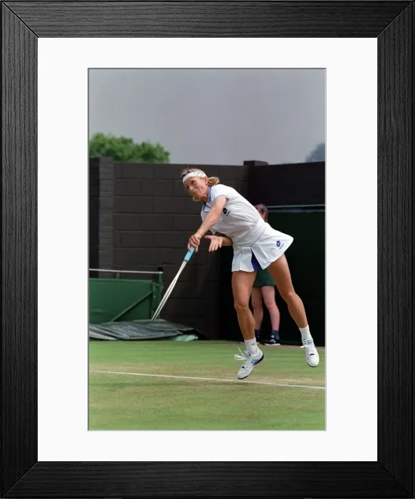 Framed Print : All England Lawn Tennis Championships at Wimbledon Ladies Singles Second Round Framed Print : All England Lawn Tennis Championships at Wimbledon Ladies Singles Second Round