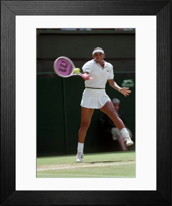 Framed Print : All England Lawn Tennis Championships at Wimbledon Ladies Singles Quarter Final