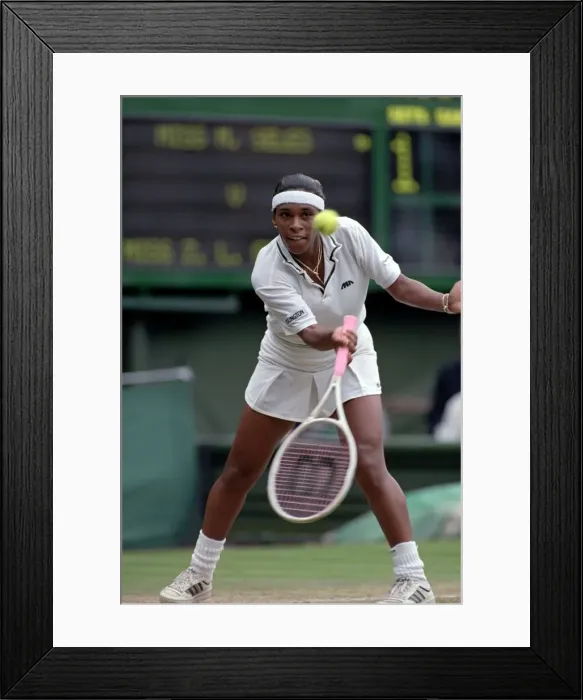 Framed Print : All England Lawn Tennis Championships at Wimbledon Ladies Singles Quarter Final Framed Print : All England Lawn Tennis Championships at Wimbledon Ladies Singles Quarter Final