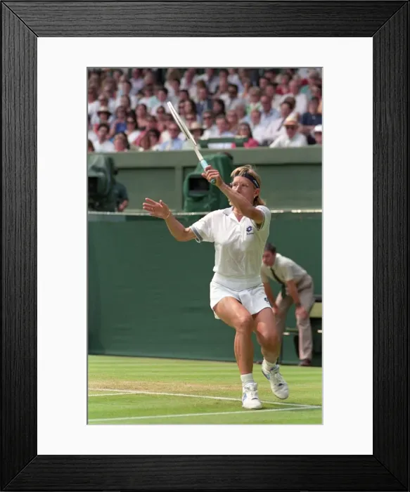 Framed Print : All England Lawn Tennis Championships at Wimbledon Ladies Singles Third Round