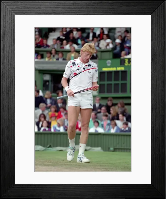 Framed Print : All England Lawn Tennis Championships at Wimbledon Mens Singles Semi Final