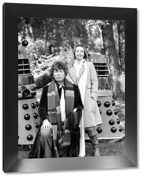 Dr Who television programme 1979 Tom Baker and Lalla Ward