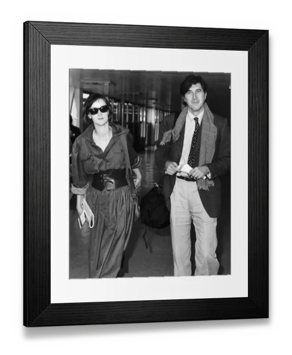 Framed Print : Bryan Ferry Pop Singer With Wife At Heathrow Airport gqmagazineusa gqmagazineusa Framed Print : Bryan Ferry Pop Singer With Wife At Heathrow Airport gqmagazineusa gqmagazineusa
