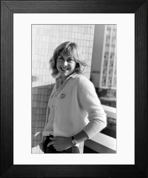 Framed Print : Sport: Swimming: Sharron Joins Thames Television. Swimmer Sharron Davies