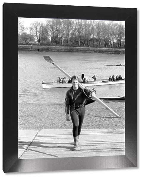 Boat Race Oxford. March 1975 75-01678-004