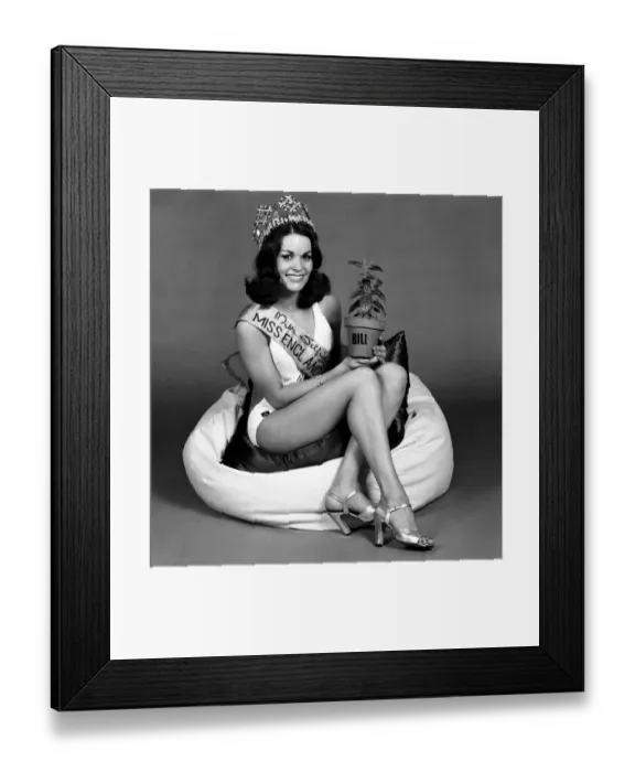 Framed Print : Plant: Unusual: Miss England Vicki Harris. March 1975 75-01591 Framed Print : Plant: Unusual: Miss England Vicki Harris. March 1975 75-01591
