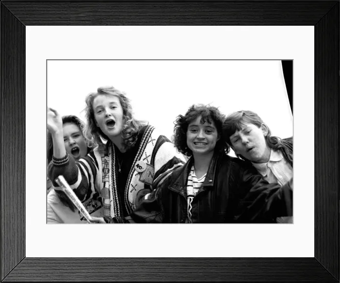 Framed Print : Lib - Boy Band New Kids on the Block perform at Whitley Bay Ice Rink 27 April 1990 Framed Print : Lib - Boy Band New Kids on the Block perform at Whitley Bay Ice Rink 27 April 1990