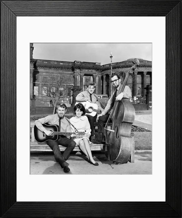 Framed Print : Folk Group the Silkies who are to record on Fontana Records. 16th February 1965 Framed Print : Folk Group the Silkies who are to record on Fontana Records. 16th February 1965