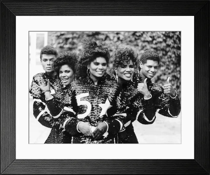 Framed Print : Five Star pop group c. 1986