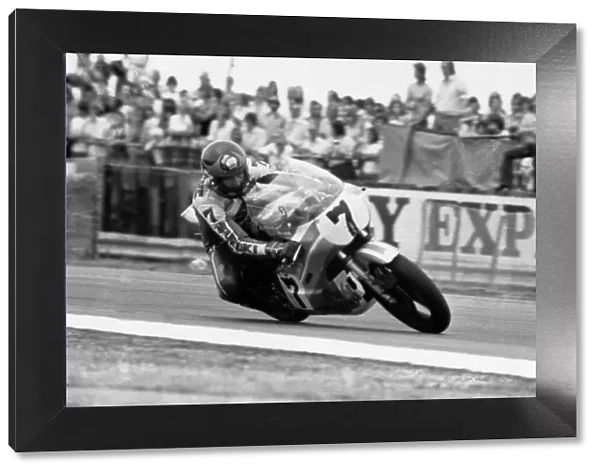 Winner of the John Player Grand Prix, World Champion Barry Sheene in action at