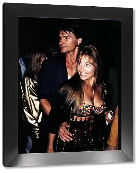 American actor Don Swayze, brother of patrick Swayze, pictured with his wife Marsha