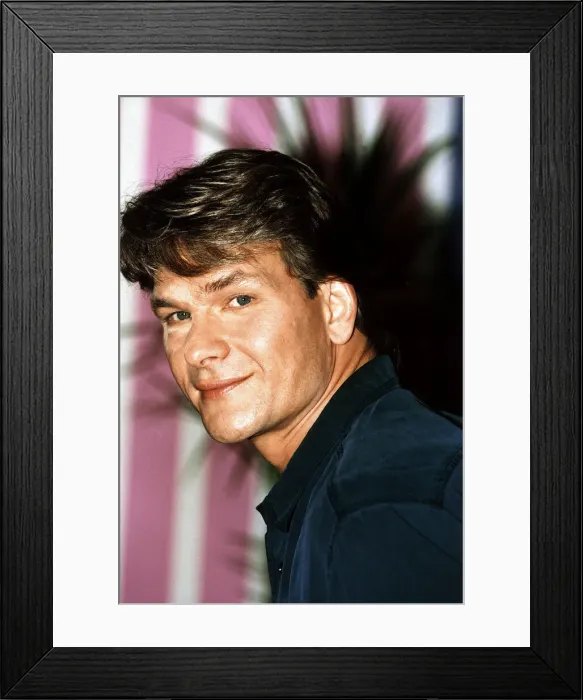 Framed Print : Patrick Swayze actor October 1992 Framed Print : Patrick Swayze actor October 1992