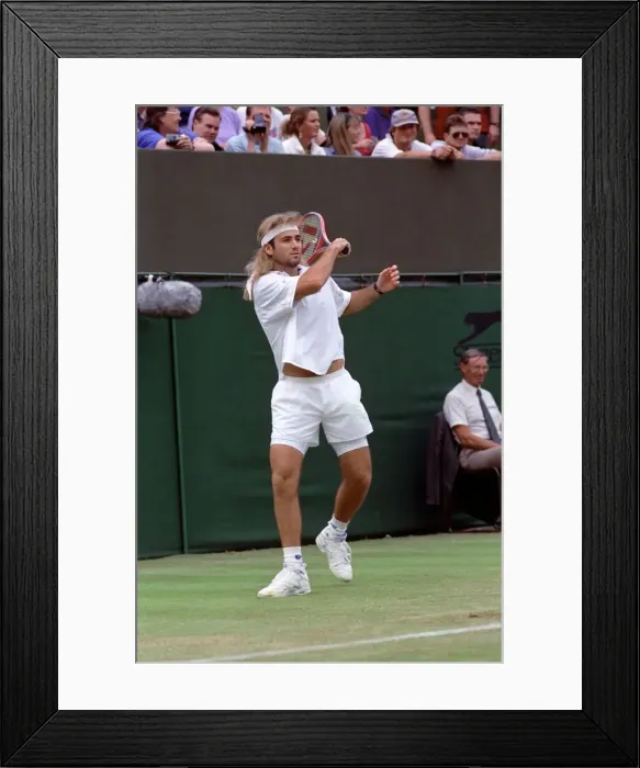 Framed Print : All England Lawn Tennis Championships at Wimbledon Mens Singles Second Round